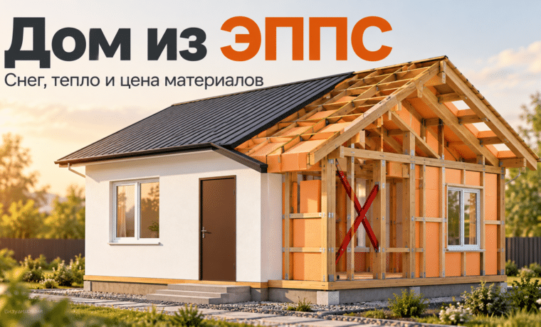 Дом из ЭППС тепло нагрузки и стоимость