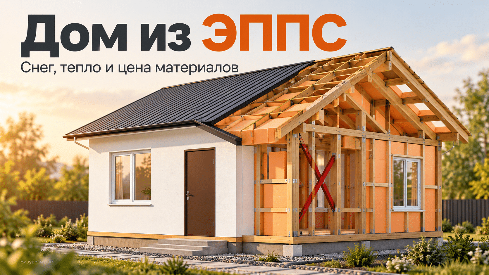 Небольшой дом из ЭППС